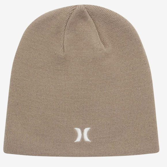 Hurley Streetwear Knit Cap Men's Icon Staples Beanie Hat in Khaki NWT